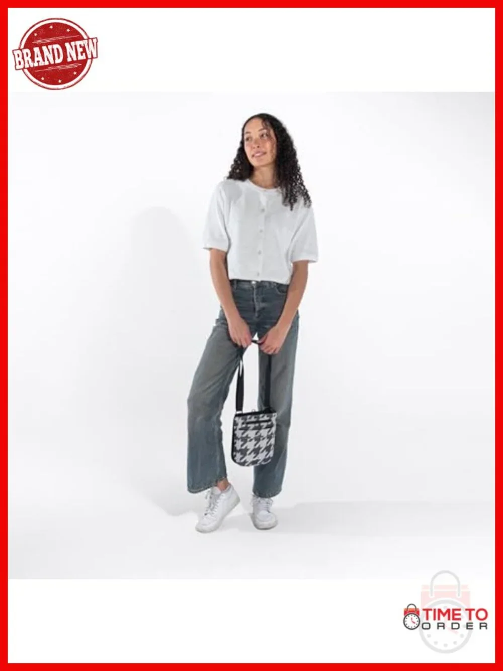 Small Anti Theft Crossbody Bag with RFID Protection and Slash Proof Strap